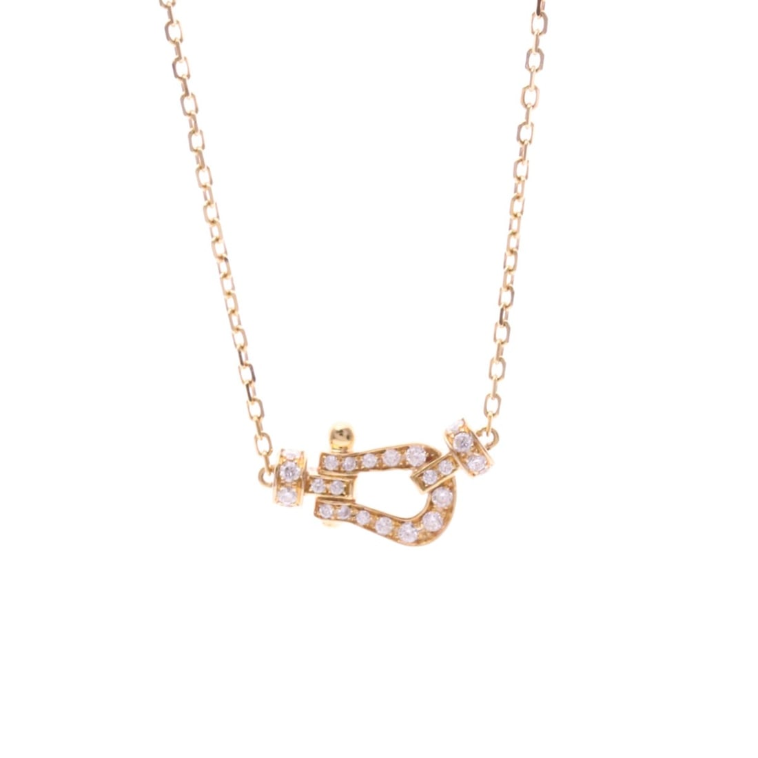 Fred Force 10 Diamond Necklace Pink Gold (18K) Diamond Men,Women Fashion Pendant Necklace (Pink (1 of 18)