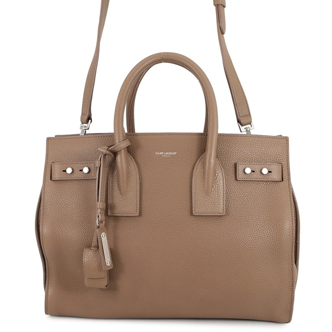 Yves Saint Laurent Saint Laurent Paris Sac de Jour Souple Leather Handbag 464960 2-way for Women (1 of 19)