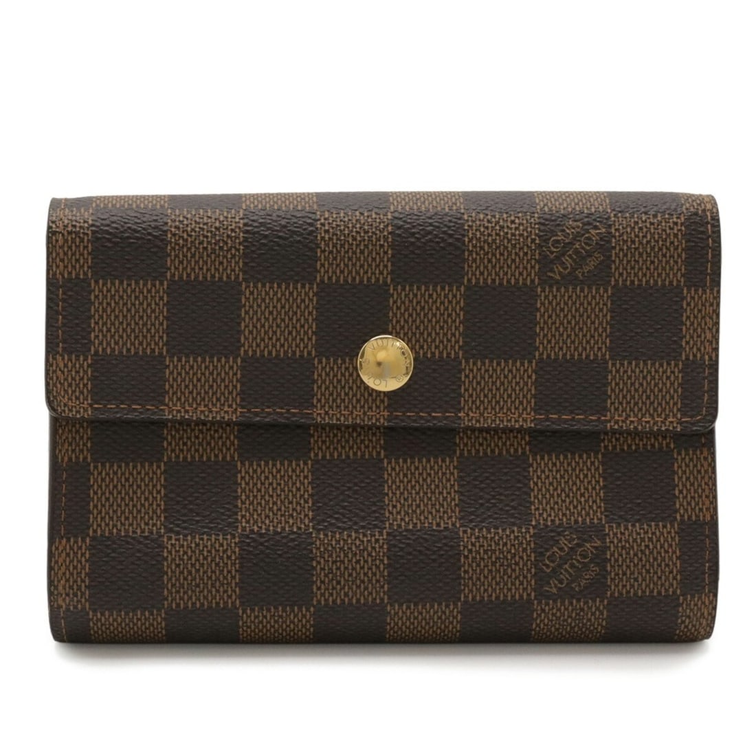 LOUIS VUITTON Damier Portefeuille Alexandra Tri-fold Wallet N63067 (1 of 10)