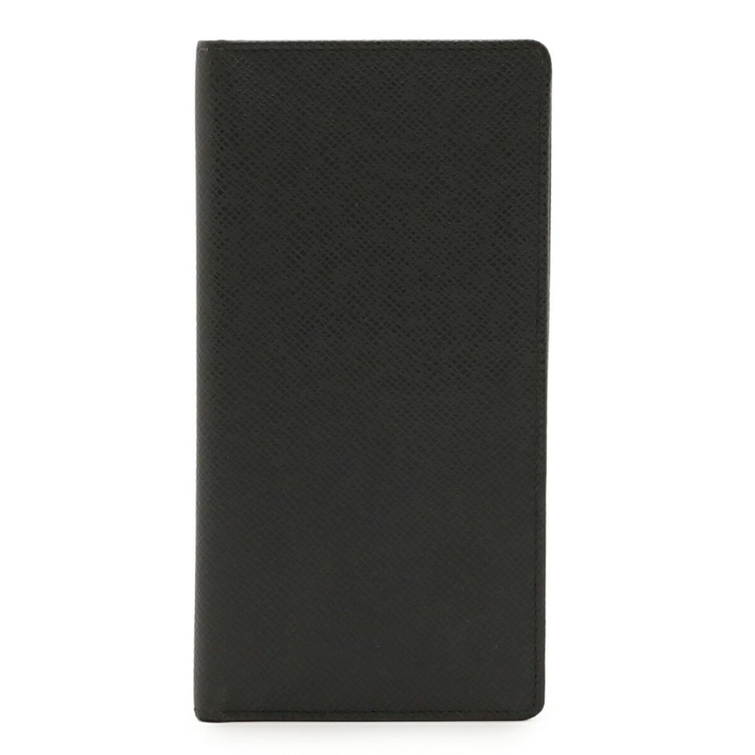 LOUIS VUITTON Taiga Porte-Valeur Carte Credit Bifold Long Wallet, Ardoise, Black, M30392 (1 of 10)