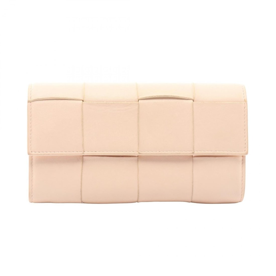 Bottega Veneta Intrecciato flap wallet, long bifold leather, women's, pink: --- Catalog ---Category: SizeSize (HxWxD): 10.5cm x 19cm x 2.5cm / 4.13'' x 7.48'' x 0.98''Category: DesignType: Long wallet (bi-fold)Color: PinkGender: WomenMaterial: Leather Category: GeneralBrand: