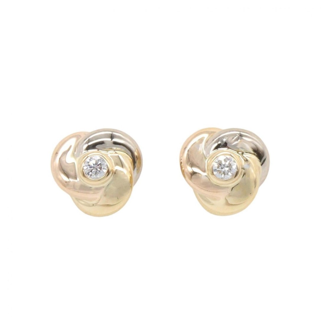 Cartier Baby Trinity Diamond Earrings, available in 18K Yellow Gold, White and Pink Gold. Available (1 of 12)