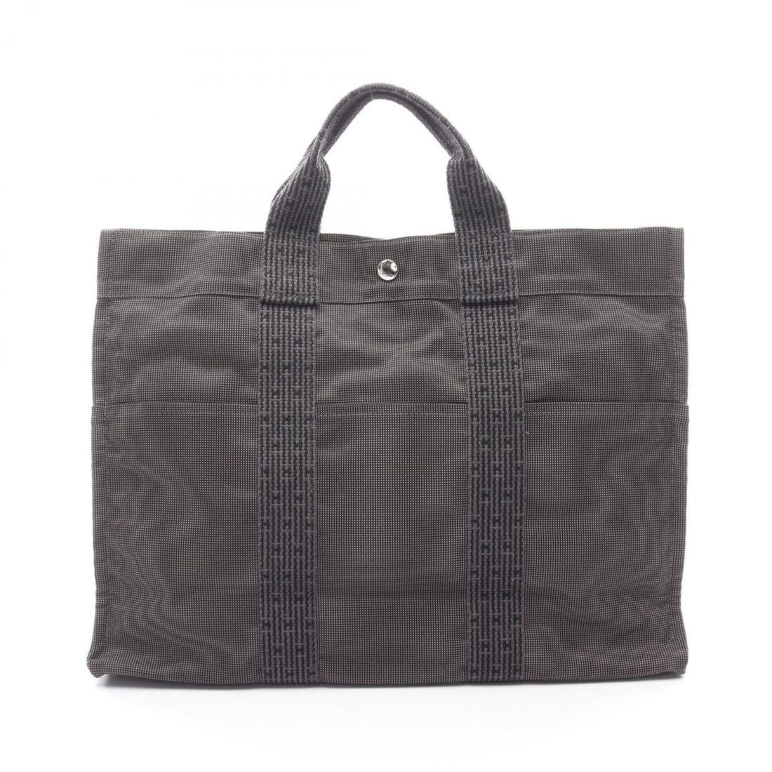 Hermes Hermès Air Line MM Tote Bag, Canvas/Nylon Canvas, Men's/Women's, Gray (1 of 16)