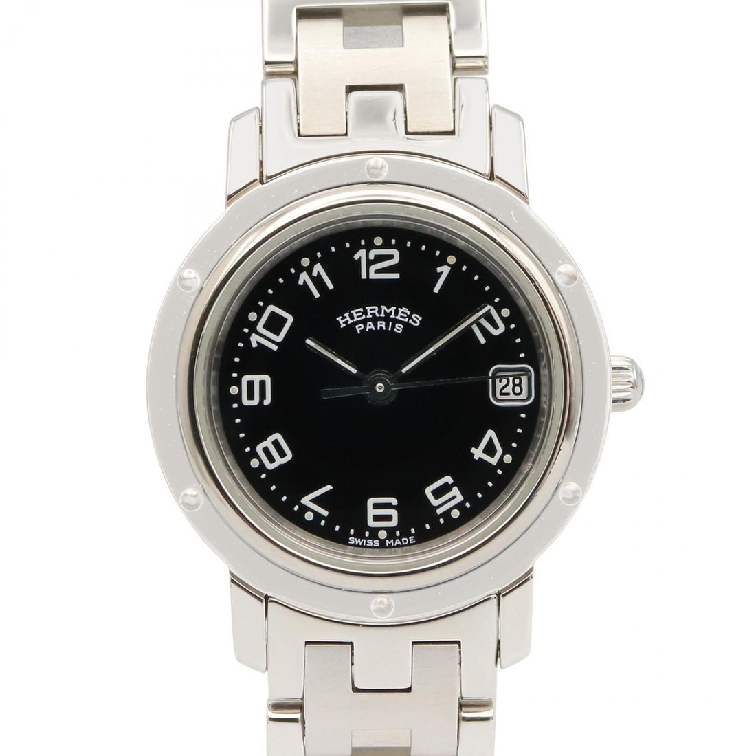 Hermès Clipper Watch, Stainless Steel, Women's, Black, CL4.210 (1 of 14)