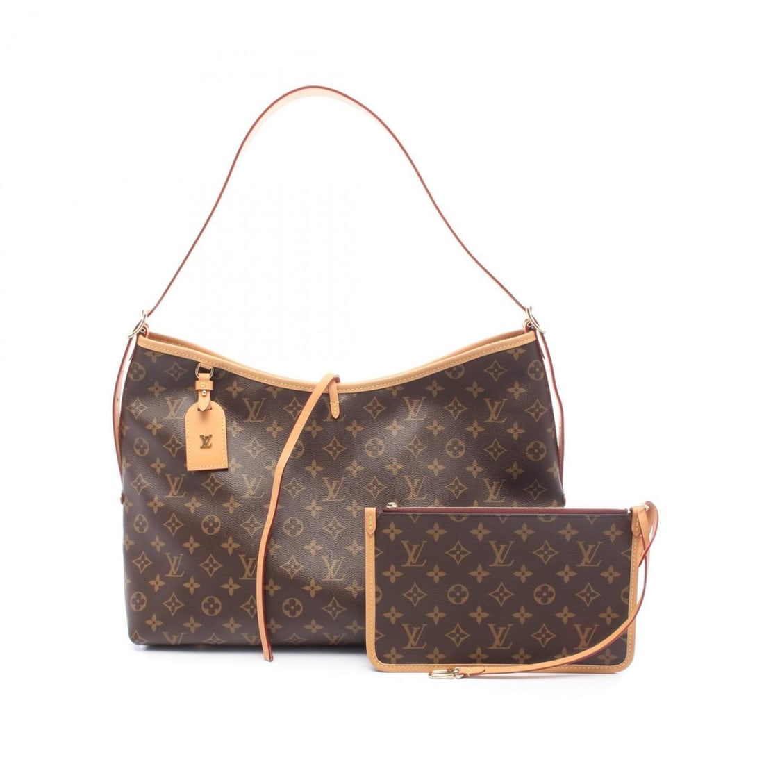 Louis Vuitton Carryall NM MM Shoulder Bag/Handbag in Coated Canvas and Leather with Monogram Design, (1 of 12)