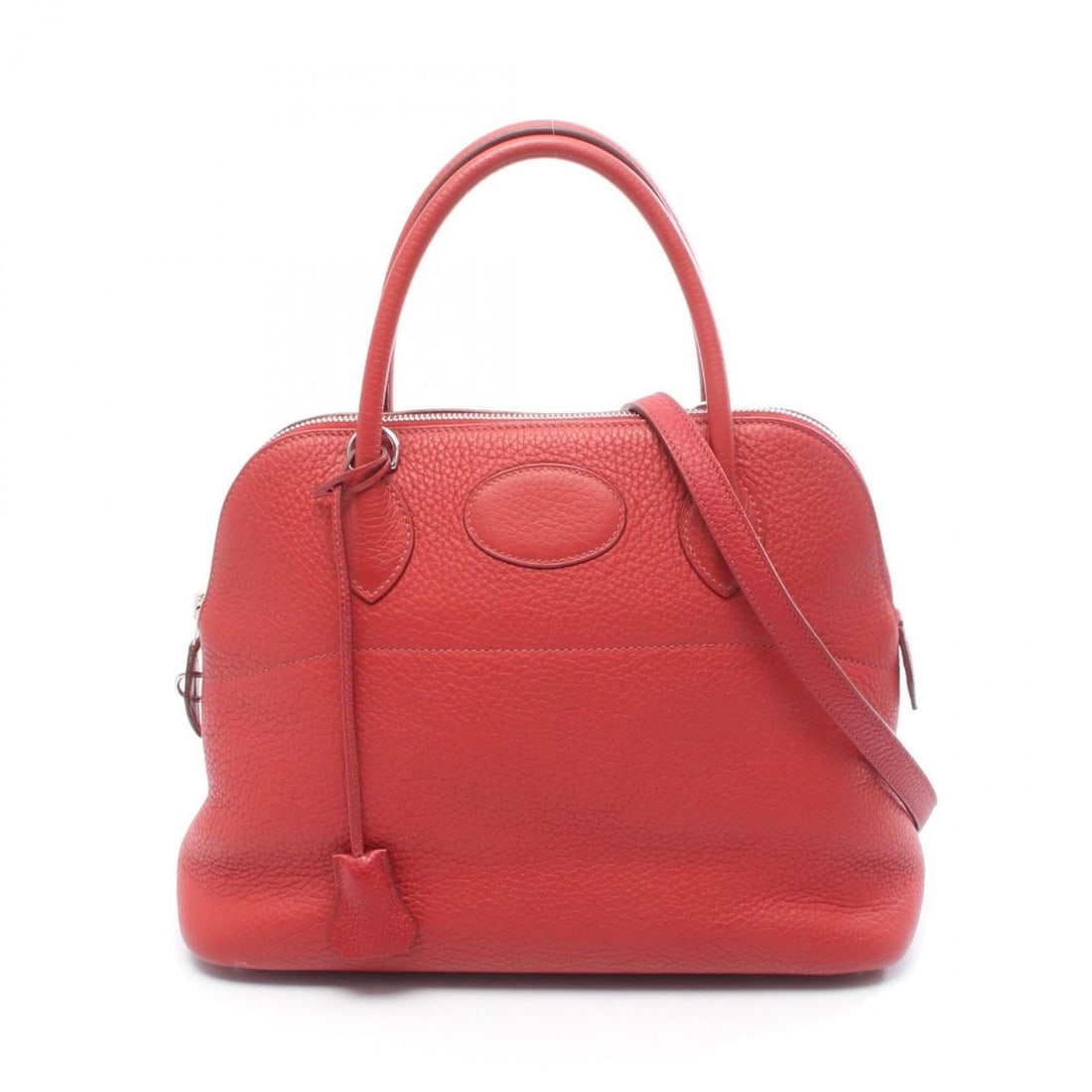 Hermes Hermès Bolide 31 handbag in Taurillon Clemence leather, red, for women. (1 of 9)