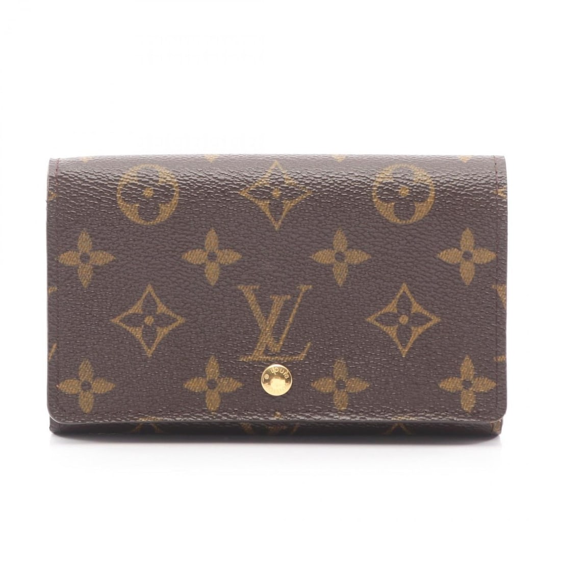 Louis Vuitton Porte Monnaie Bi-fold Wallet, Monogram Coated Canvas, Women's, Brown, M61730 (1 of 20)