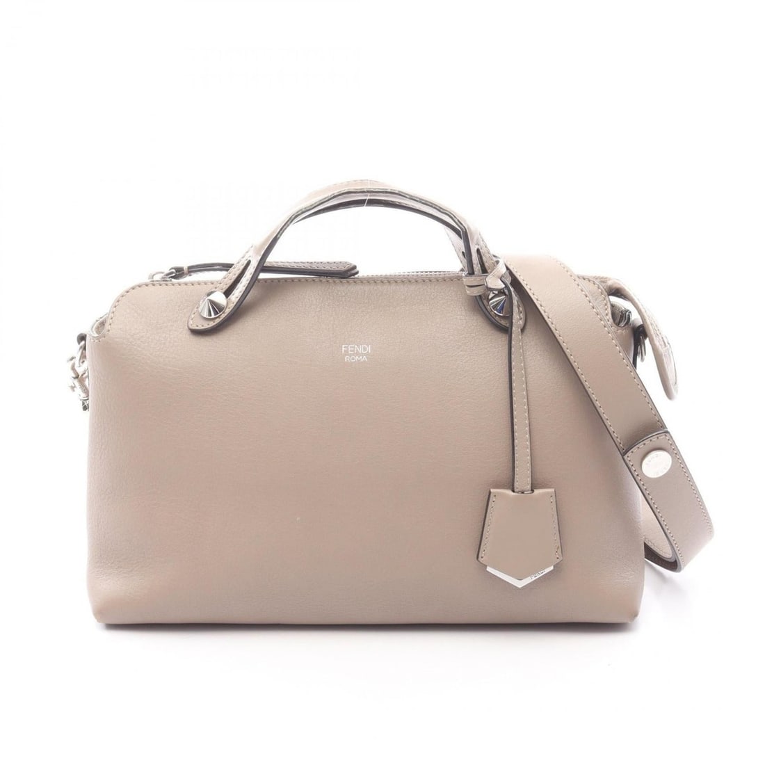 Fendi BY THE WAY MEDIUM Handbag, Leather, Women's, Beige, 8BL124 (1 of 14)
