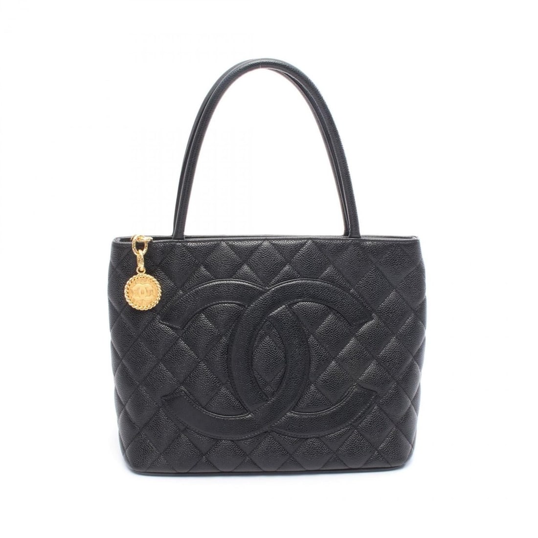 CHANEL Reissue Tote Bag, Grained Calfskin Leather, Women's, Black, A01804 (1 of 12)