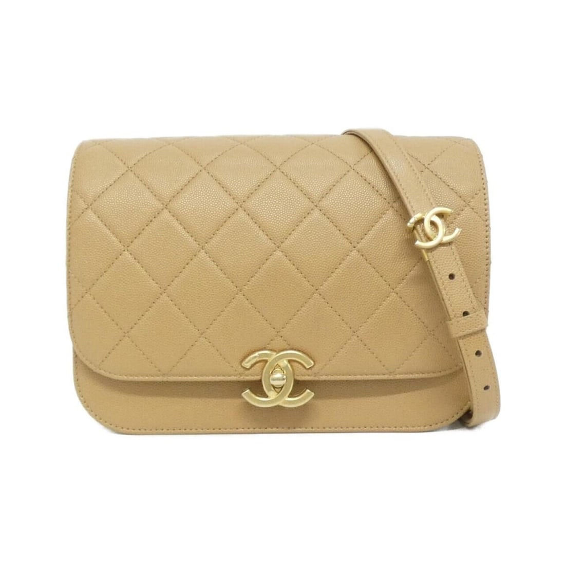 Chanel AS2824 Shoulder Bag: --- Catalog ---Category: SizeSize (HxWxD): 16cm x 22cm x 10cm / 6.29'' x 8.66'' x 3.93''Category: DesignType: Shoulder bagColor: BeigeGender: WomenMaterial: Grained Calfskin Category: GeneralMPN: