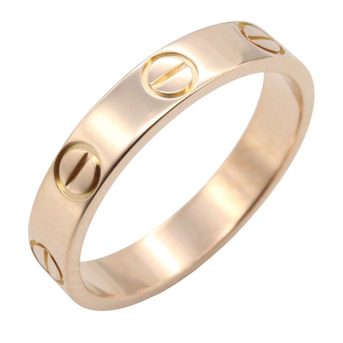 Cartier Mini Love Ring, 18K Pink Gold, for Men and Women, B4085200 (1 of 9)
