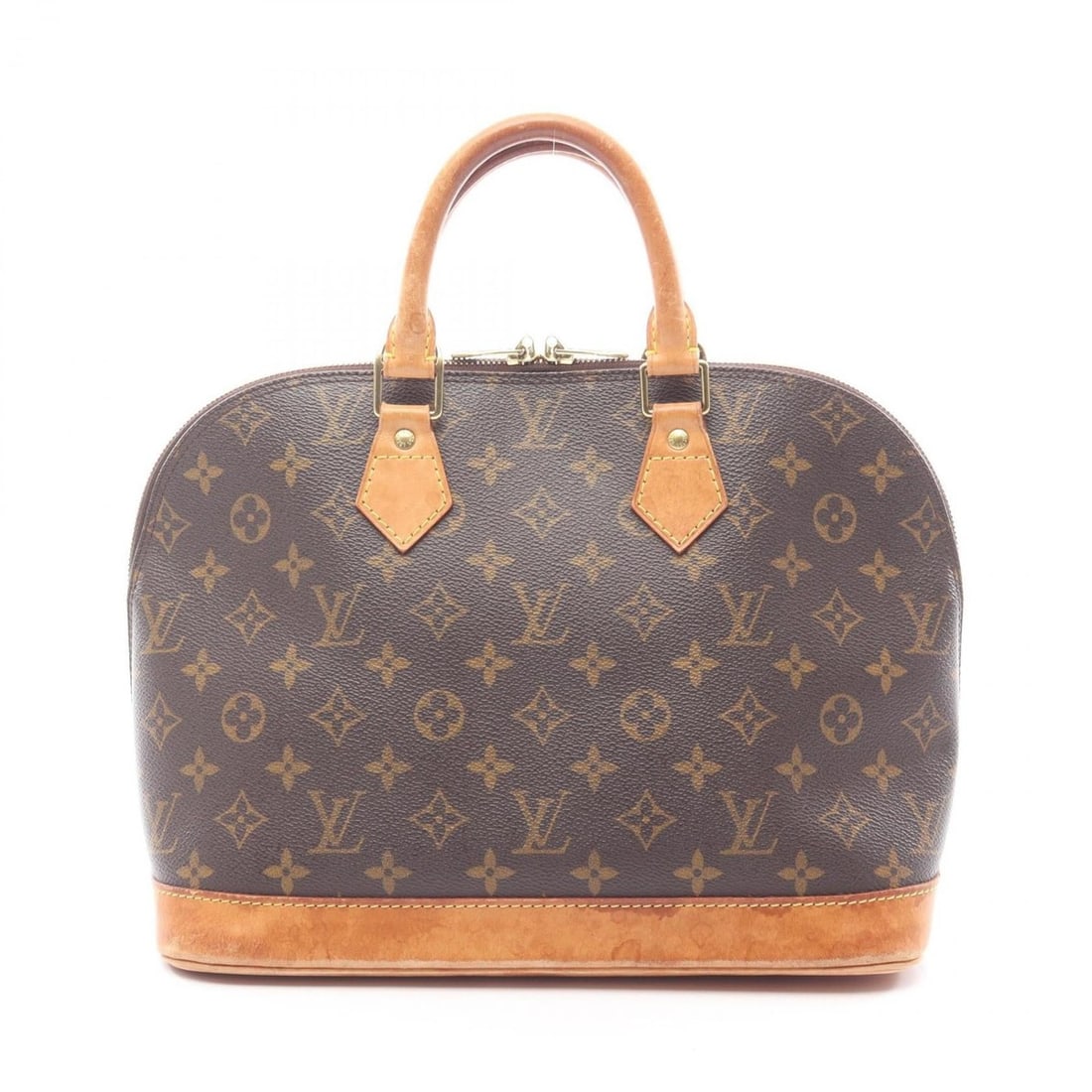 Louis Vuitton Alma PM Handbag, Coated Canvas and Leather, Monogram, Women's, Brown, M51130 (1 of 18)