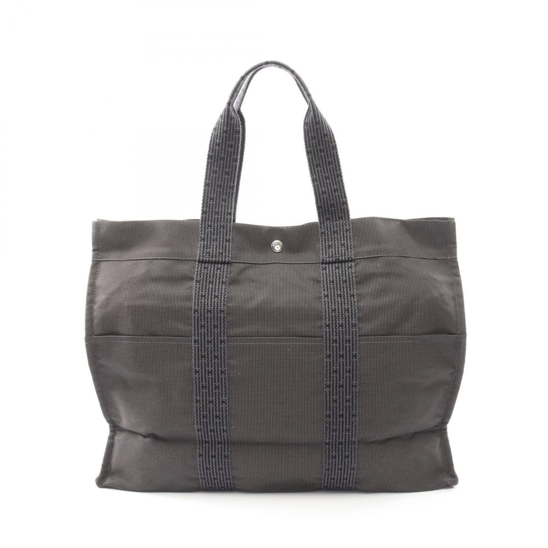 Hermes Hermès Air Line GM Tote Bag, Canvas/Nylon Canvas, Men's/Women's, Gray (1 of 14)