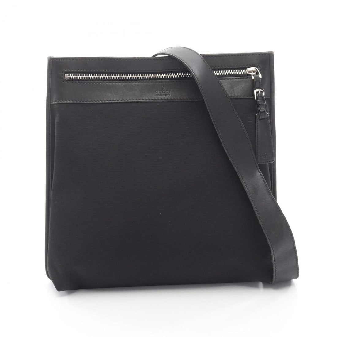 Gucci 92560 Shoulder Bag/Handbag in Canvas and Leather, Women's, Black (1 of 17)