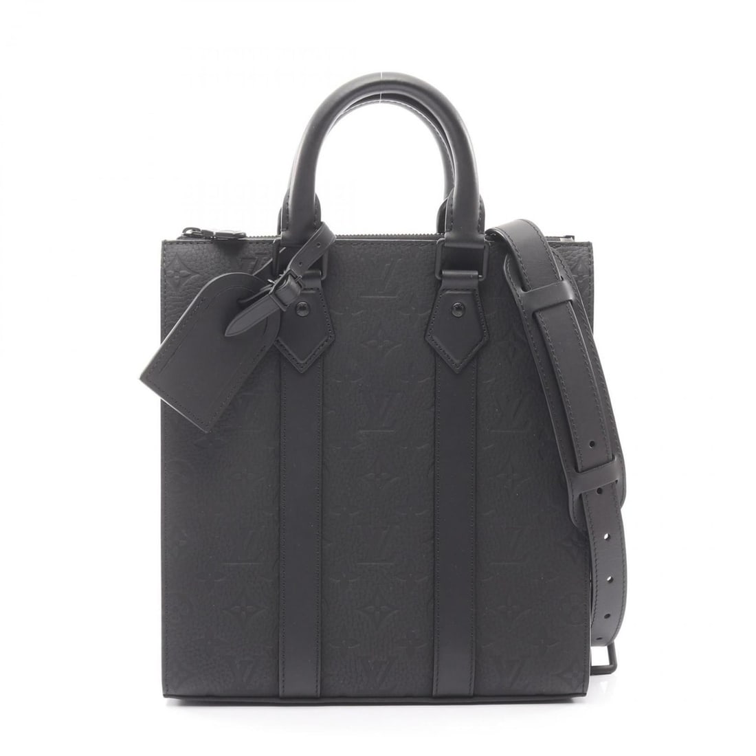 Louis Vuitton Sac Plat Cross Tote Bag, Handbag, Leather, Monogram Taurillon Men's, Black, M21884: --- Catalog ---Category: SizeSize (HxWxD): 28cm x 26cm x 5cm / 11.02'' x 10.23'' x 1.96''Category: DesignType: Handbag, Tote bagColor: Black, NoirGender: MenMaterial: Leather Leather/Fur Type: Taurill