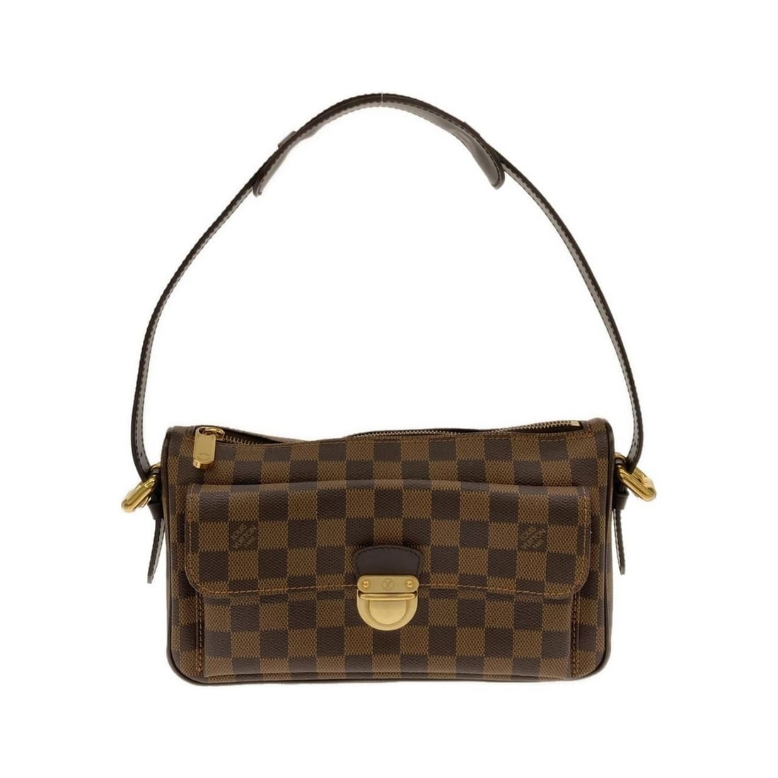 Louis Vuitton Damier Ravello GM N60006 Shoulder Bag: --- Catalog ---Category: SizeSize (HxWxD): 16cm x 25cm x 7.5cm / 6.29'' x 9.84'' x 2.95''Category: DesignType: Shoulder bagColor: EbeneGender: Men,WomenMaterial: Coated canvas Hardware Color:
