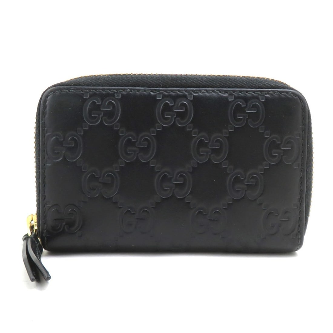 Gucci wallet, coin purse, leather, black, unisex, 447939 h31933a (1 of 12)