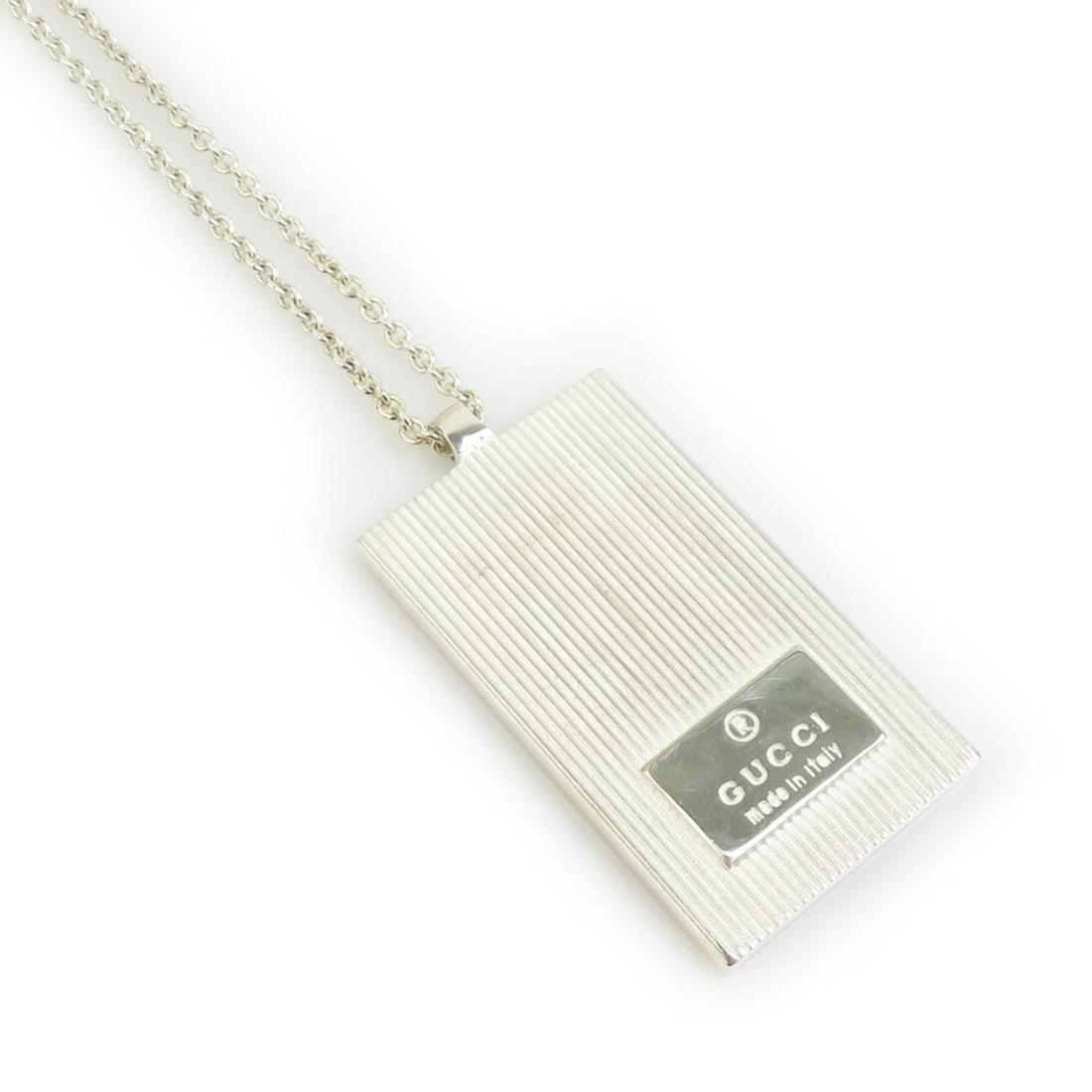 Gucci necklace in 925 silver for men (e61495a) (1 of 17)