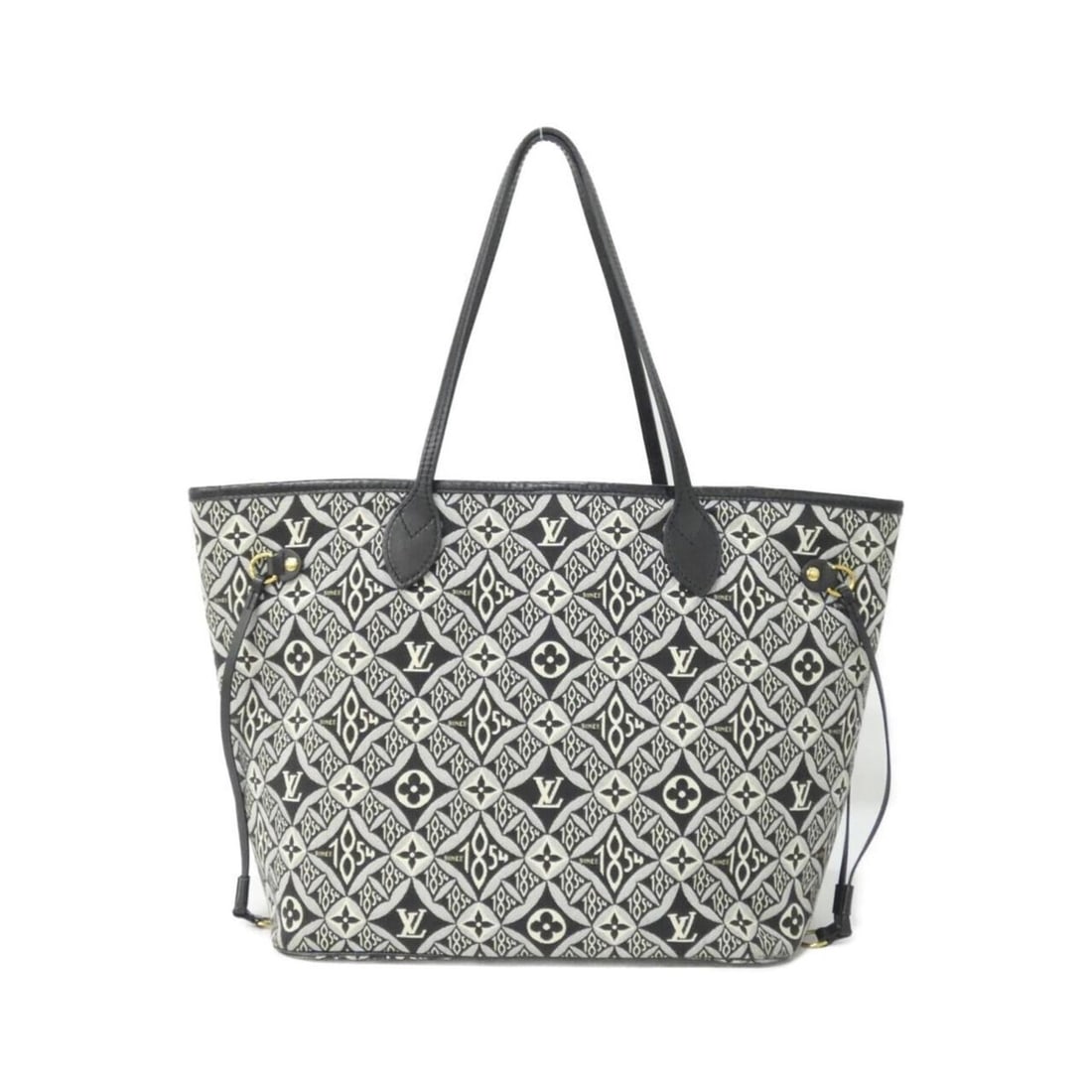 Louis Vuitton SINCE1854 Neverfull MM M57230 Handbag: --- Catalog ---Category: SizeSize (HxWxD): 28cm x 44cm x 14cm / 11.02'' x 17.32'' x 5.51''Category: DesignType: Handbag, PouchColor: GrisGender: Women,MenMaterial: Jacquard Hardware Color: