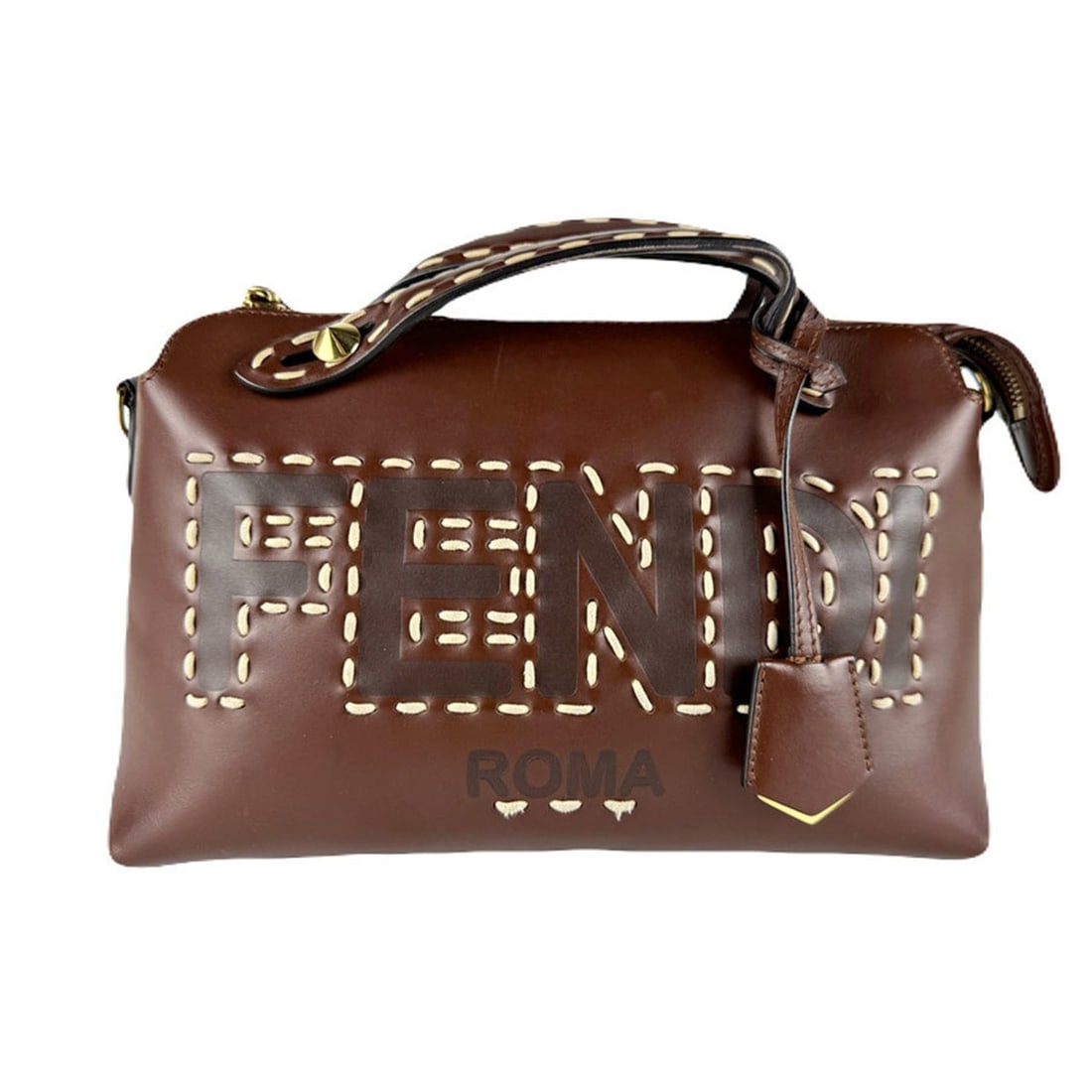 Fendi By the Way Medium Shoulder Bag in Brown Leather, Women's, 8BL146 AFL8 z8676 (1 of 11)