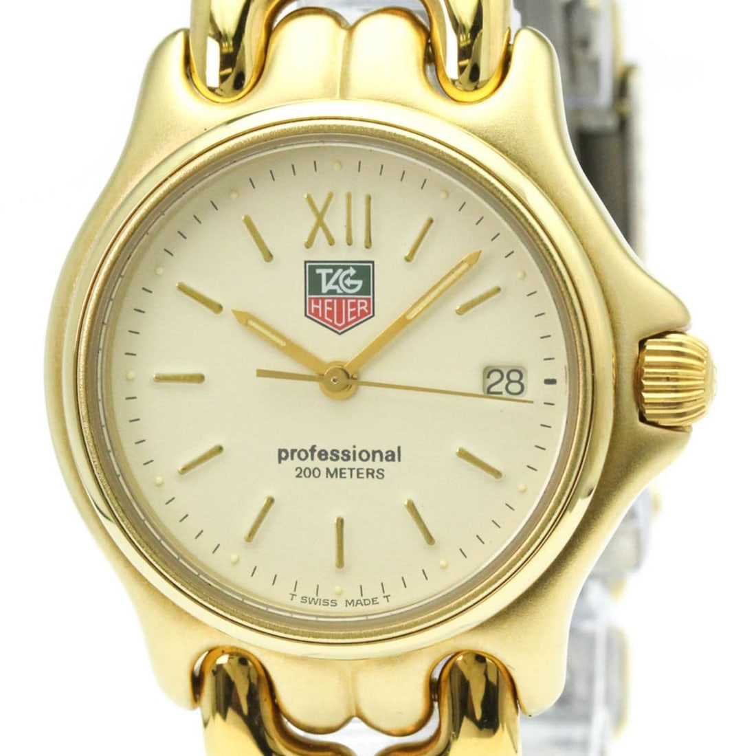 TAG HEUER Sel Professional 200M Gold Plated Quartz Mid Size Watch S04.713 (1 of 18)