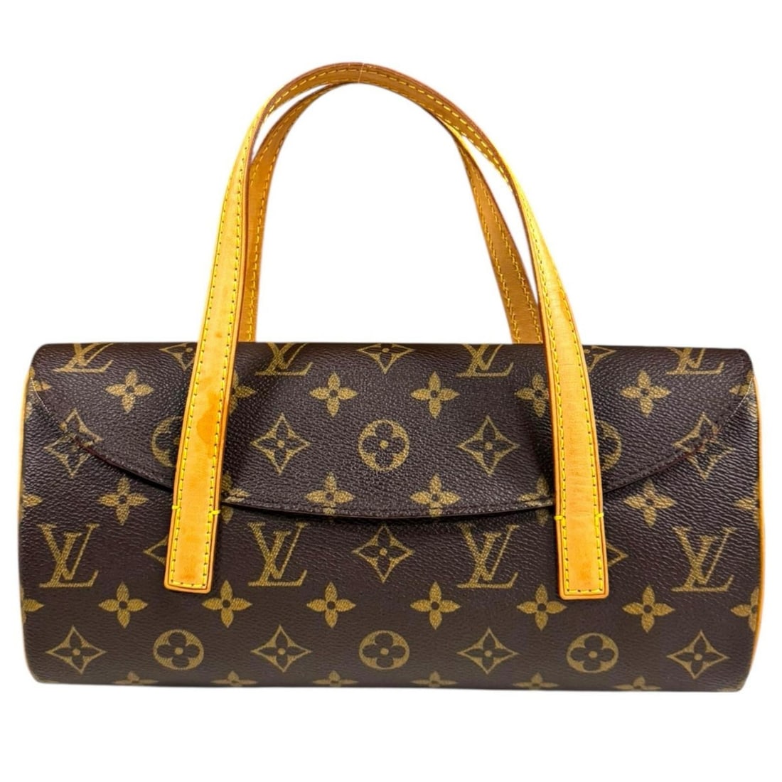 Pre-owned Louis Vuitton Sonatine Monogram Canvas Handbag M51902 Brown Women's LOUIS VUITTON (1 of 12)