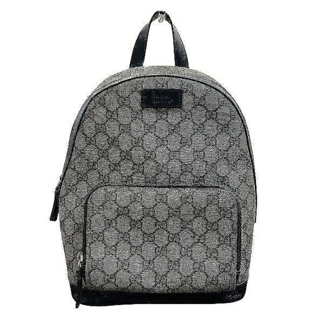 Gucci GG Supreme Backpack Small 429020 Bag Unisex: --- Catalog ---Category: SizeSize (HxWxD): 29cm x 22cm x 11cm / 11.41'' x 8.66'' x 4.33''Category: DesignType: BackpackColor: Beige, Black, KhakiGender: Women,MenMaterial: GG Supreme , PVC , Leather C