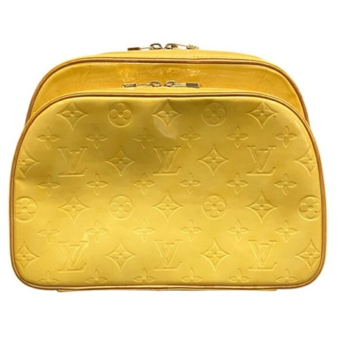 Louis Vuitton Vernis Marley M91040 Backpack Shoulder Bag for Women: --- Catalog ---Category: SizeSize (HxWxD): 20cm x 27cm x 10cm / 7.87'' x 10.62'' x 3.93''Category: DesignType: Backpack, Shoulder bagColor: YellowGender: WomenMaterial: Vernis , Leather Leather/Fur Ty