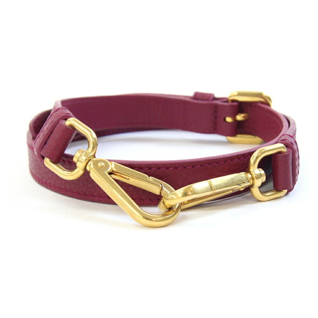 Prada Shoulder Strap, Wine Red Leather, Replacement Strap for Bag, Women's PRADA | Handbag, Handbag: --- Catalog ---Category: SizeSize (HxWxD): 83.5cm x 2cm / 32.87'' x 0.78''Category: DesignType: StrapColor: Red color, WineGender: WomenMaterial: LeatherCategory: GeneralBrand: Prada--- Item List ---S