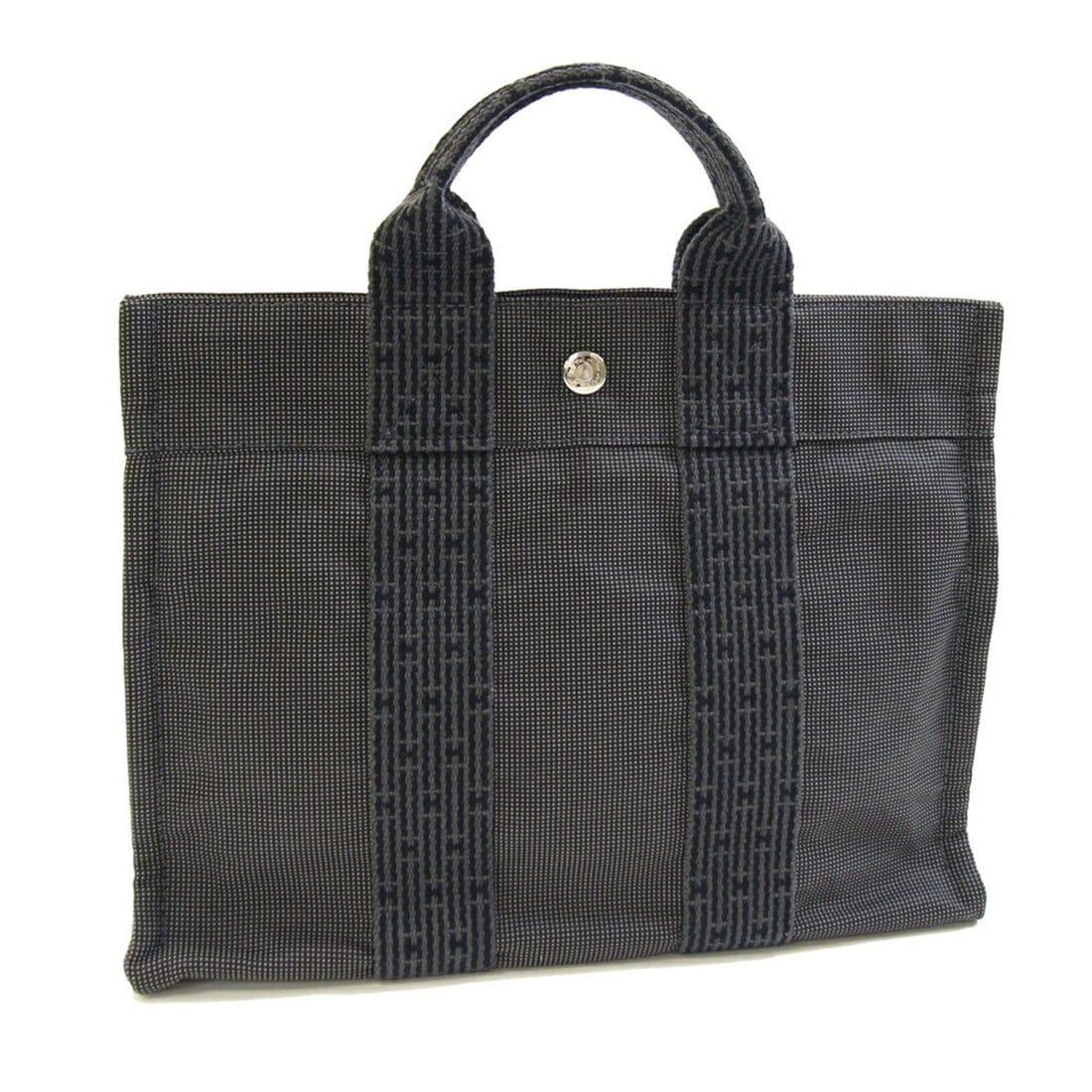 Hermès Air Line Tote PM Handbag, Gray Canvas, Men's/Women's Mini Tote, HERMES (1 of 13)