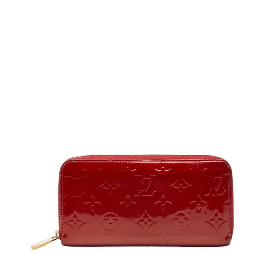 Louis Vuitton Monogram Vernis Zippy Wallet, Round Zip Long Wallet M91981, Pomme d'Amour Red Patent (1 of 11)