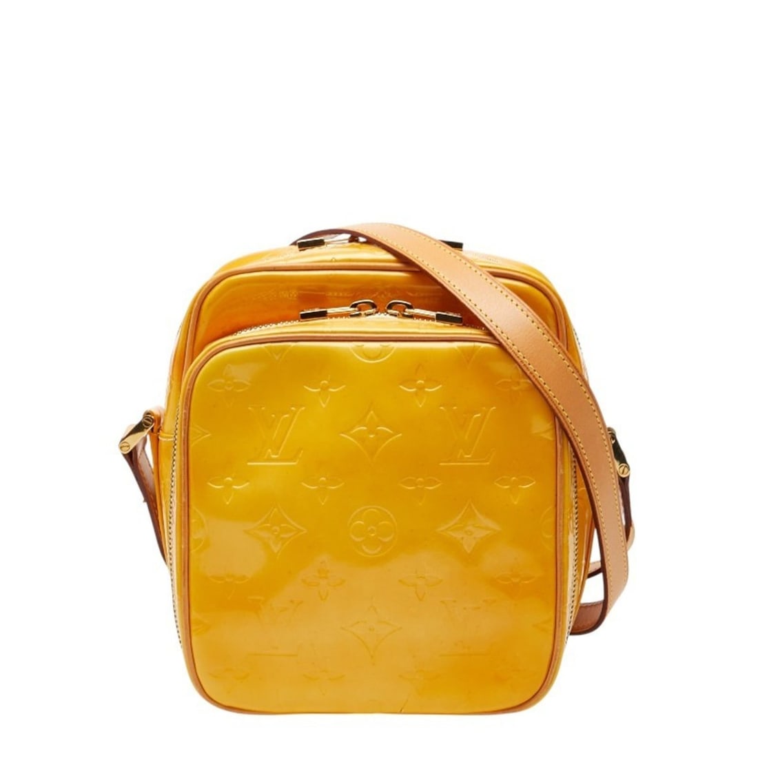 Louis Vuitton Monogram Vernis Worcester Shoulder Bag M91075 Yellow Patent Leather Women's LOUIS: --- Catalog ---Category: SizeSize (HxWxD): 19cm x 16cm x 10.5cm / 7.48'' x 6.29'' x 4.13''Category: DesignType: Shoulder bagColor: YellowGender: WomenMaterial: Patent leather Category: GeneralMPN: M91