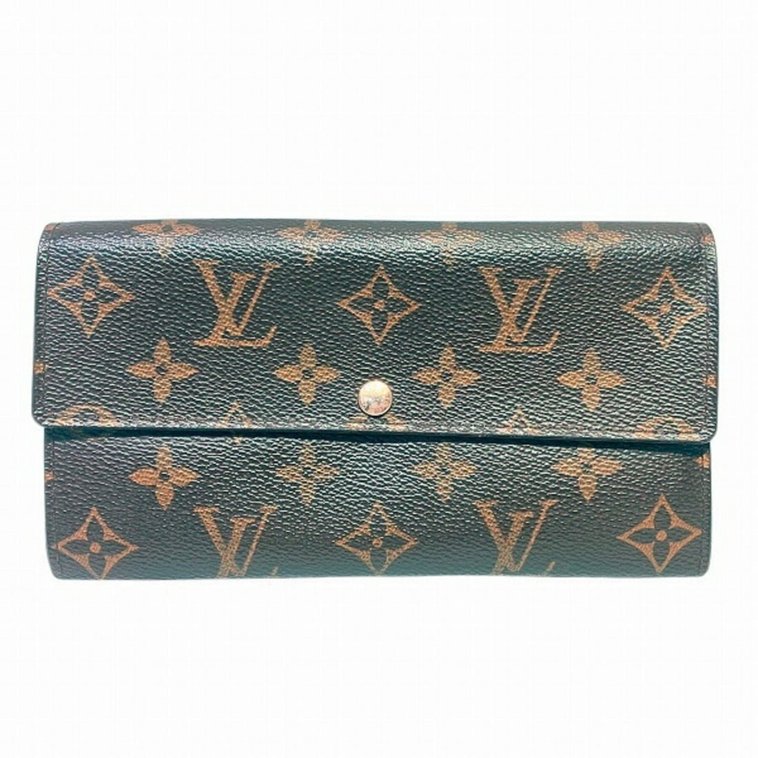 Louis Vuitton Monogram Portefeuille Sarah M61734 Long Bifold Wallet Unisex: --- Catalog ---Category: SizeSize (HxWxD): 10cm x 18.5cm x 2.5cm / 3.93'' x 7.28'' x 0.98''Category: DesignType: Long wallet (bi-fold)Color: BrownGender: Men,WomenMaterial: Canvas , PVC Category: Gene