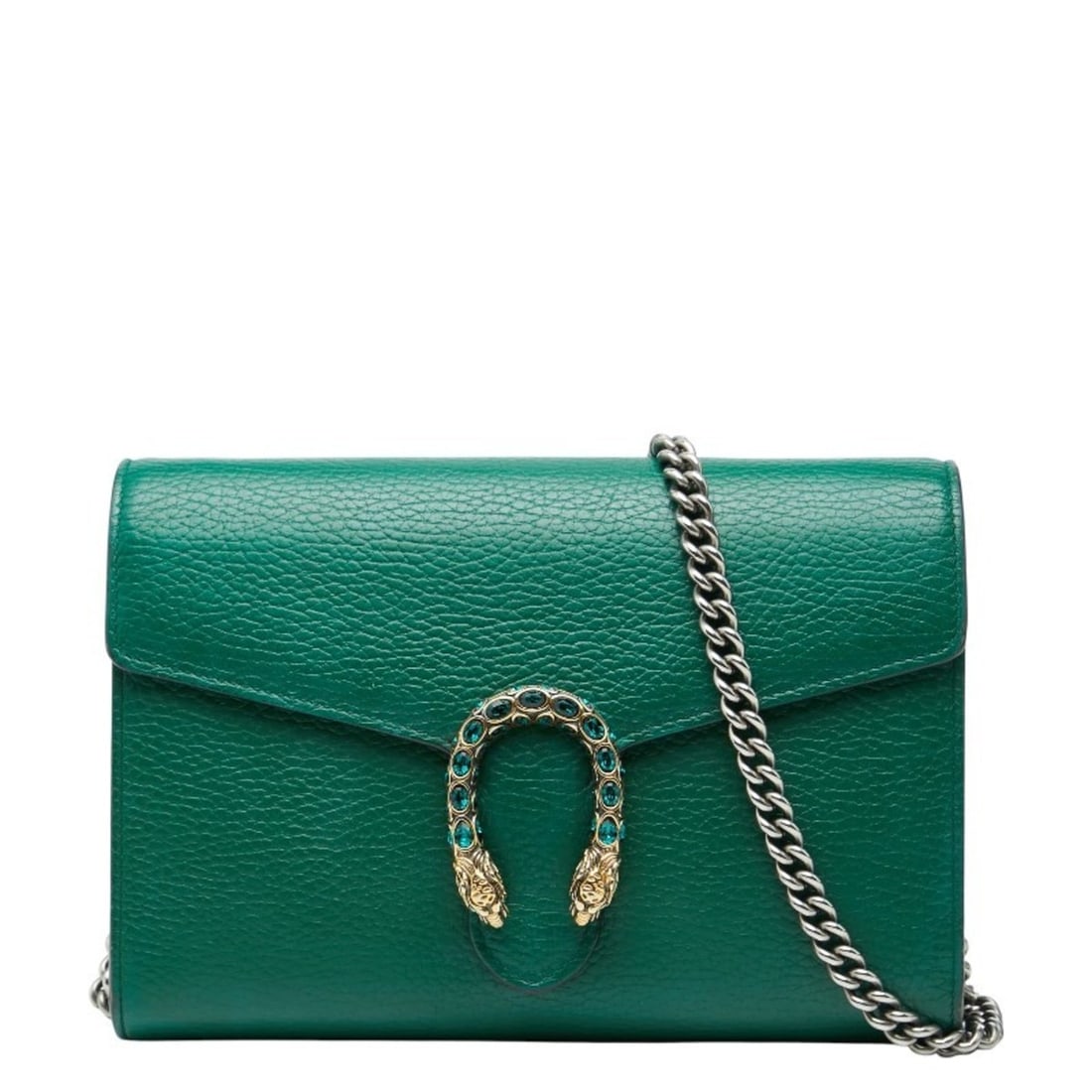 Gucci Dionysus wallet chain shoulder bag 401231 green leather women's GUCCI (1 of 10)