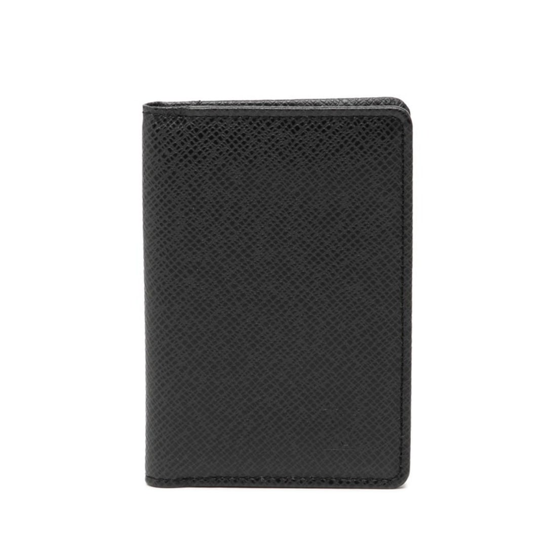 Louis Vuitton Taiga Organizer de Poche Business Card Holder/Card Case M30512 Ardoise Black Leather: --- Catalog ---Category: DesignType: Card caseColor: Ardoise, BlackGender: MenMaterial: Leather Category: GeneralMPN: M30512Brand: Louis VuittonCategory: Physical PropertiesSize (HxWxD): 11cm x 8cm x