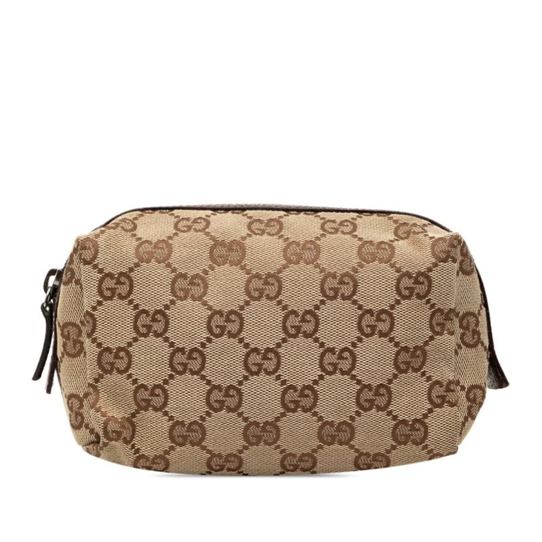 Gucci GG Canvas Bag/Pouch 29595 Beige/Brown Canvas/Leather Women's GUCCI (1 of 12)