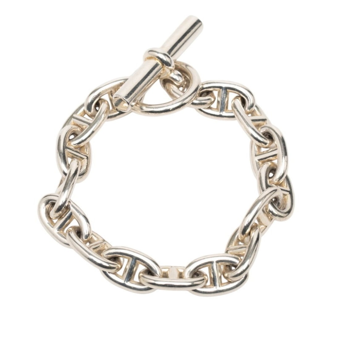 Hermes Hermès Chaine d'Ancre MM 15-link bracelet in SV925 silver for women. (1 of 11)