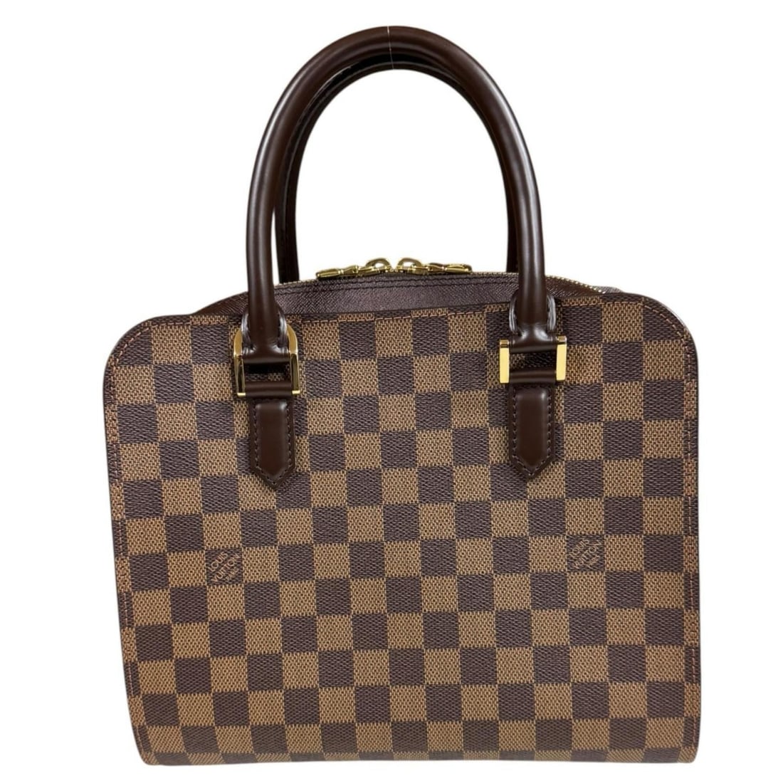 Pre-owned Louis Vuitton Triana Damier Canvas Handbag N51155 Brown Women's (1 of 13)
