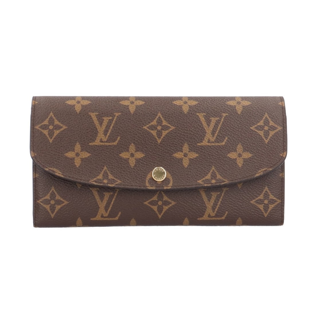 Pre-owned Louis Vuitton Portefeuille Emily Monogram Long Wallet in Canvas M60697 for Women. (1 of 11)