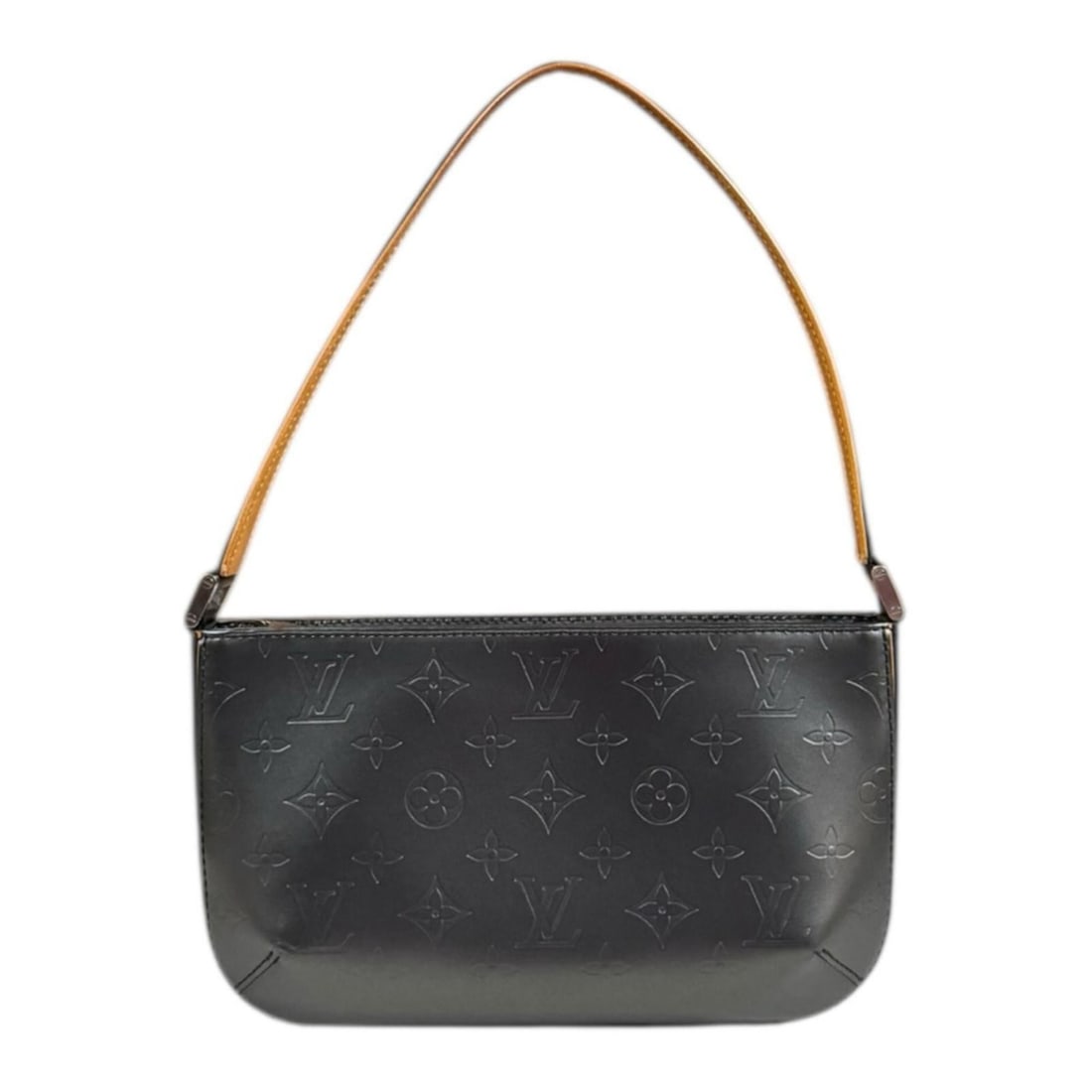 Pre-owned Louis Vuitton Fowler Monogram Matte Shoulder Bag, M55142, Black, Women's. (1 of 15)