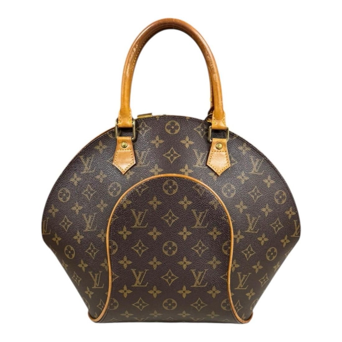 Pre-owned Louis Vuitton Ellipse MM Monogram Canvas Handbag, M51126, Brown, Women's. (1 of 17)