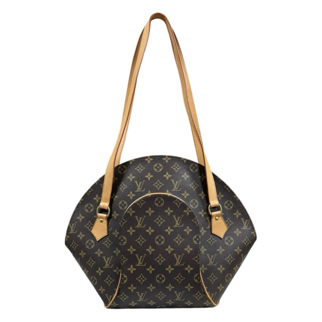 Pre-owned Louis Vuitton Ellipse Shopping Monogram Shoulder Bag in Canvas M51128, Brown, Women's (1 of 13)