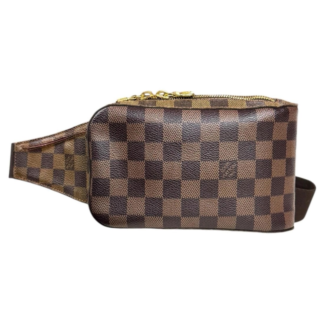 Pre-owned Louis Vuitton Geronimos Damier Canvas Body Bag, Brown, Men's, N51994, Men's.: --- Catalog ---Category: SizeSize (HxWxD): 12cm x 20cm x 5cm / 4.72'' x 7.87'' x 1.96''Category: DesignType: Sling bagColor: BrownGender: MenMaterial: Damier Canvas Category: GeneralMPN: N51994Brand: