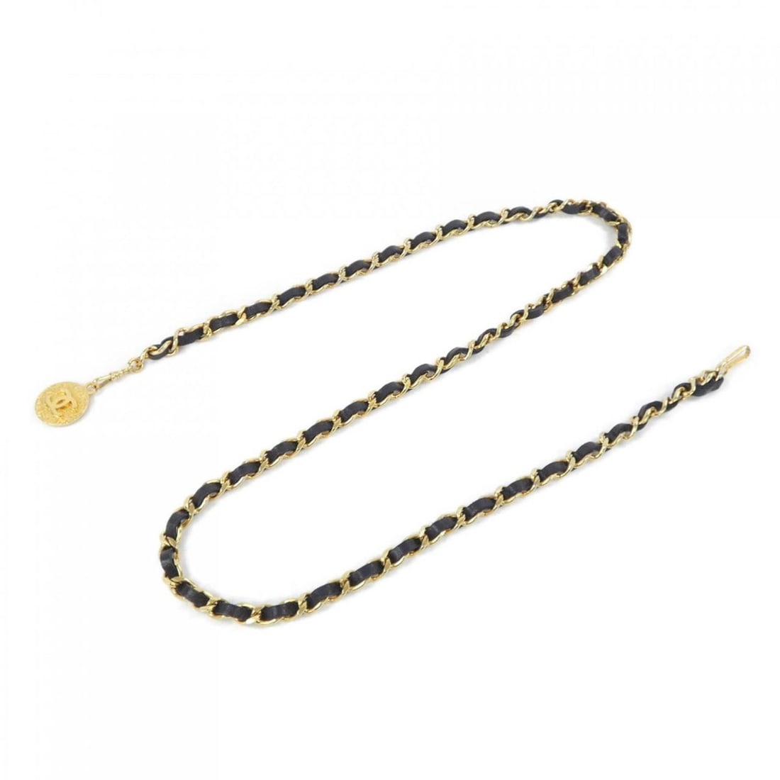 CHANEL belt: --- Catalog ---Category: SizeWidth: 1cm / 0.39''Length: 99.5cm / 39.17''Category: DesignType: Standard beltColor: BlackGender: Women,MenMaterial (Strap): Leather Category: GeneralBrand: Chanel--- Item