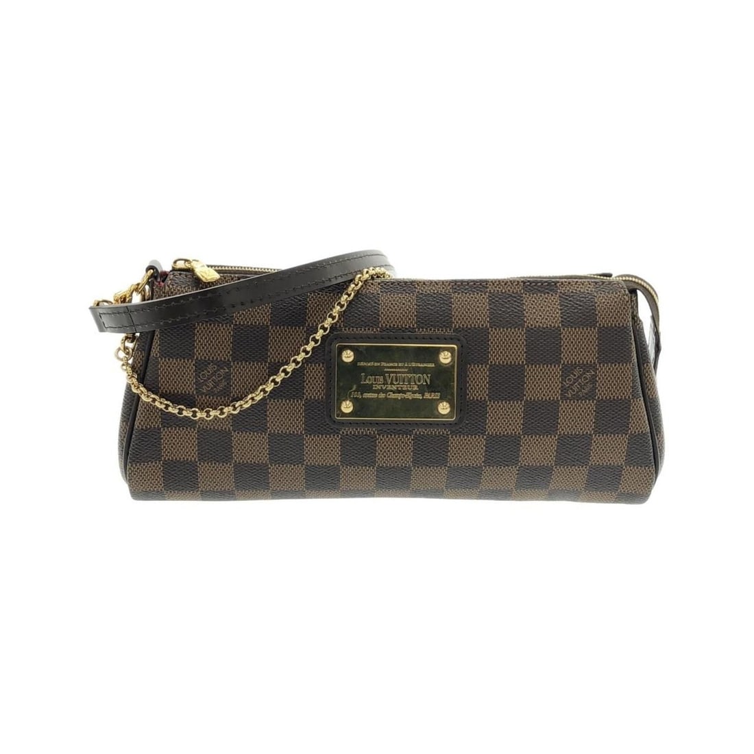 Louis Vuitton Damier Eva N55213 Shoulder Bag: --- Catalog ---Category: SizeSize (HxWxD): 12cm x 24cm x 4cm / 4.72'' x 9.44'' x 1.57''Category: DesignType: Shoulder bagColor: BrownGender: WomenMaterial: Coated canvas Category: GeneralMPN: