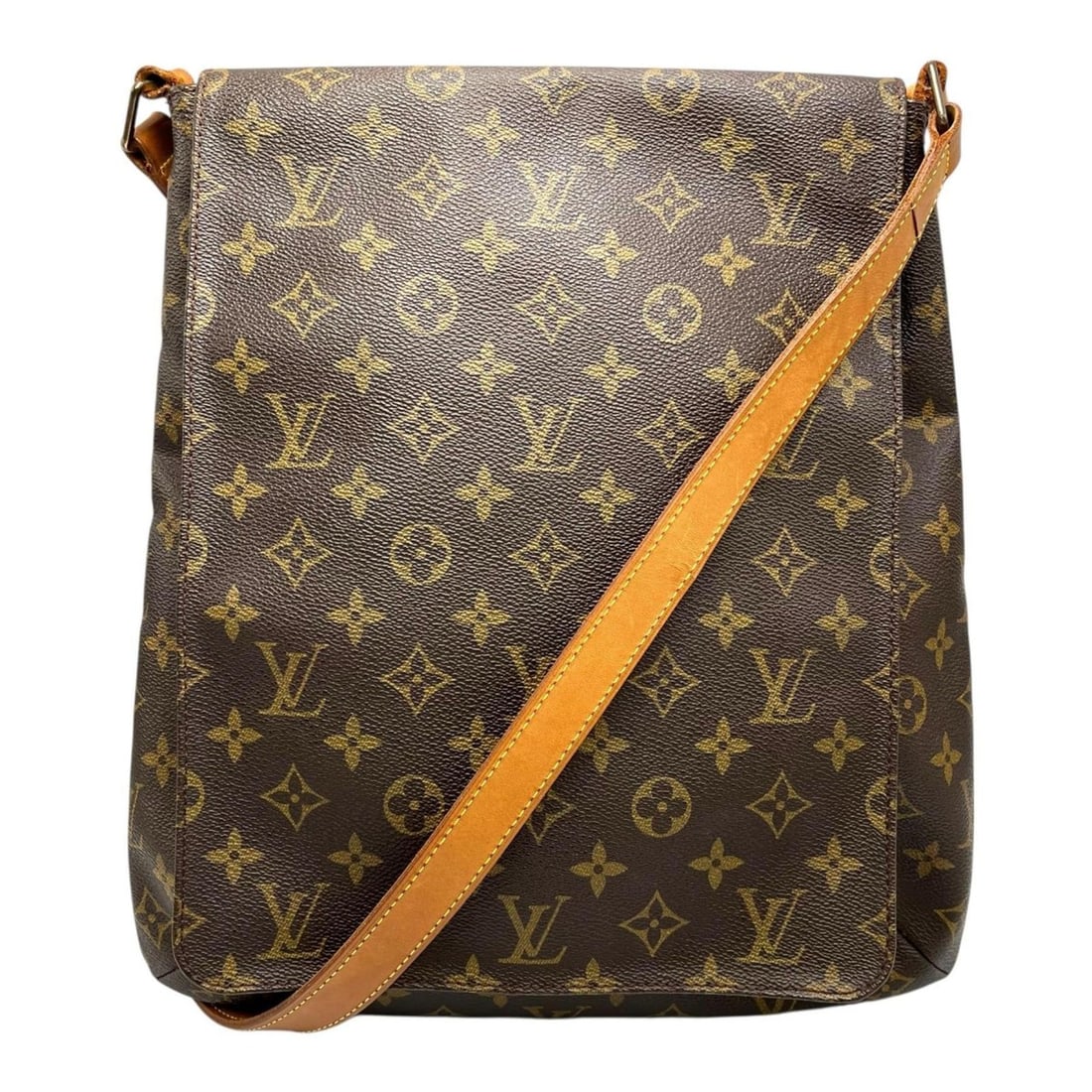 Louis Vuitton Musette Shoulder Bag M51256 Monogram Canvas Brown Women's: --- Catalog ---Category: SizeSize (HxWxD): 33cm x 30cm x 2cm / 12.99'' x 11.81'' x 0.78''Category: DesignType: Shoulder bagColor: Brown, MonogramGender: WomenMaterial: Monogram Category: GeneralMPN: