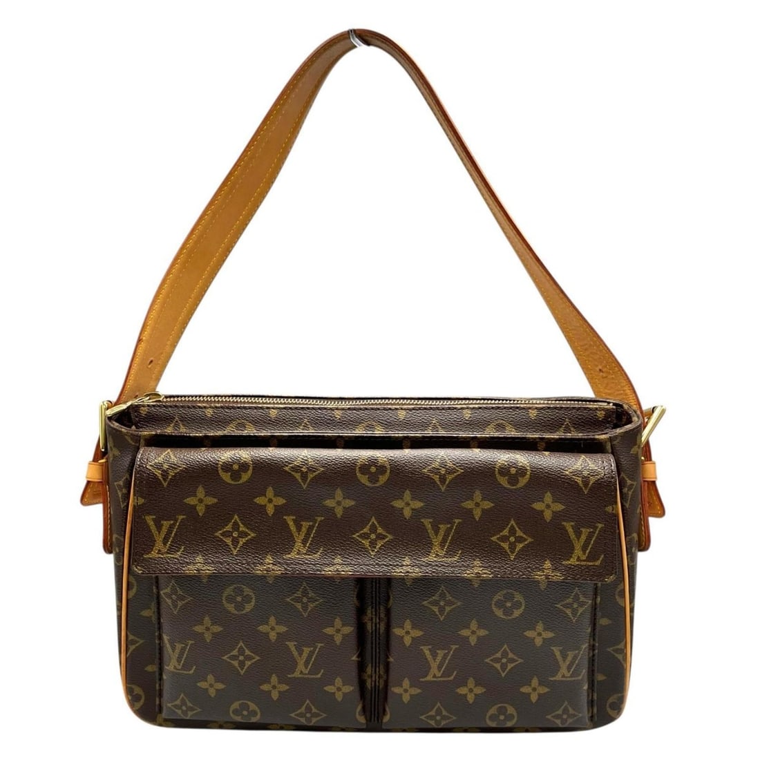 Louis Vuitton Viva Cite GM One-Shoulder Bag M51163 Monogram Canvas Brown Women's (1 of 15)