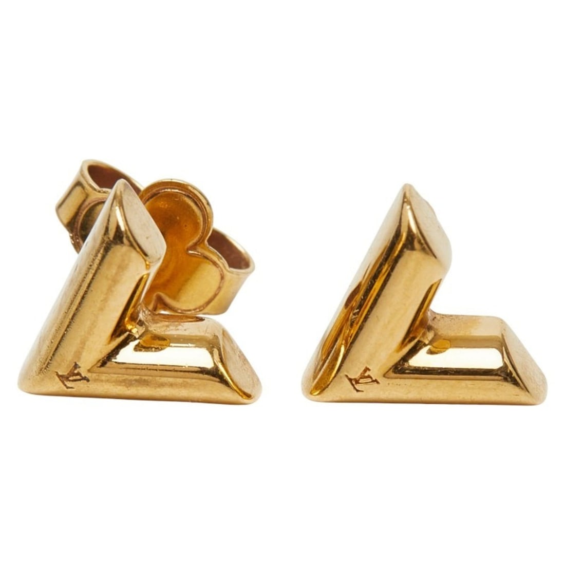 Louis Vuitton Essential V Stud Earrings M68153 Gold Plated Women's LOUIS VUITTON: --- Catalog ---Category: SizeSize (HxWxD): 10.00mm x 8.00mm x 11.00mm / 0.39'' x 0.31'' x 0.43''Category: DesignType: Stud earringsColor: GoldGender: WomenCategory: GeneralBrand: Louis Vuitton---