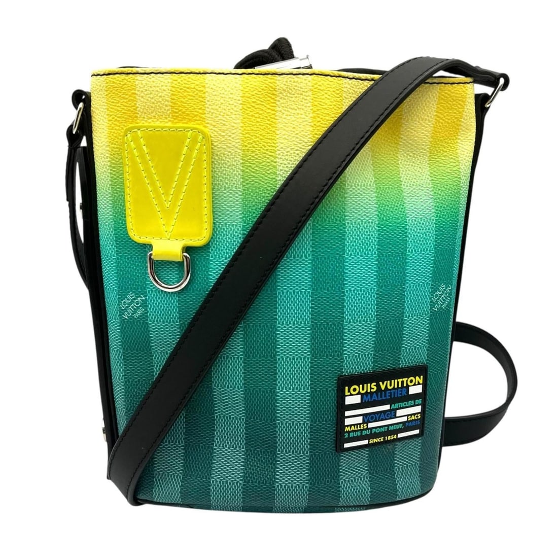 Louis Vuitton Sac Marin Shoulder Bag M59920 Yellow/Green Women's (1 of 14)