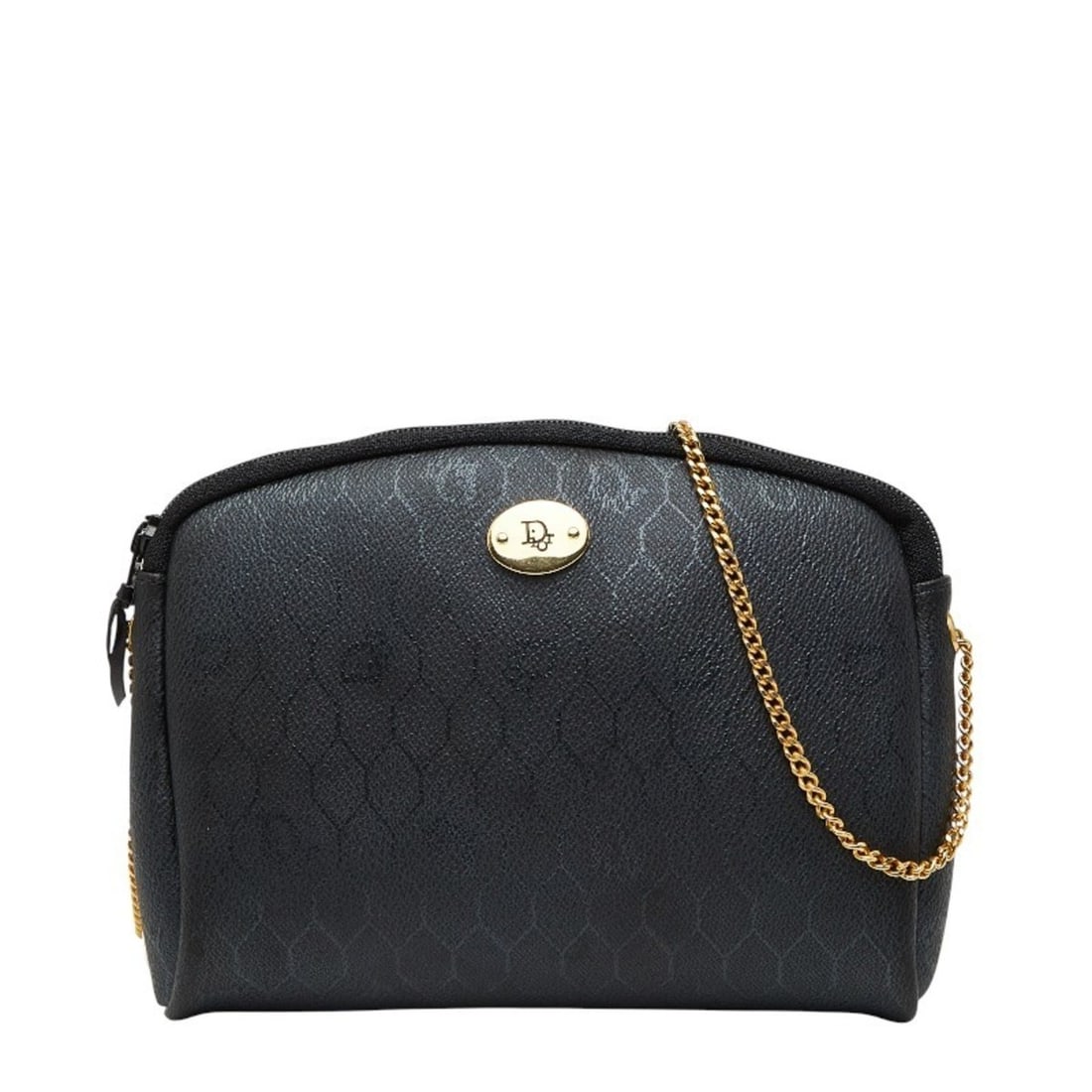 Christian Dior Dior Honeycomb Crossbody Chain Shoulder Bag Black Women's: --- Catalog ---Category: SizeStrap Drop: 54cm / 21.25''Size (HxWxD): 16cm x 19cm x 4cm / 6.29'' x 7.48'' x 1.57''Category: DesignType: Shoulder bagColor: BlackGender: WomenClosure: ZipperMaterial: PVC